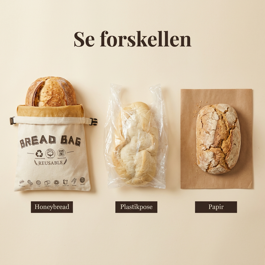 Honeybread bivoks-brødpose